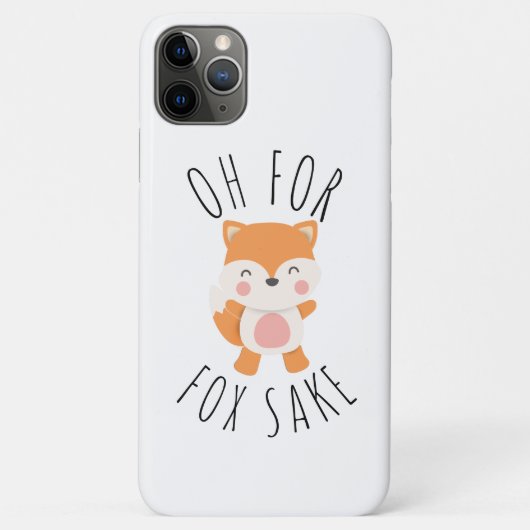 Oh für Fox Sake Case-Mate iPhone Hülle (Rückseite)