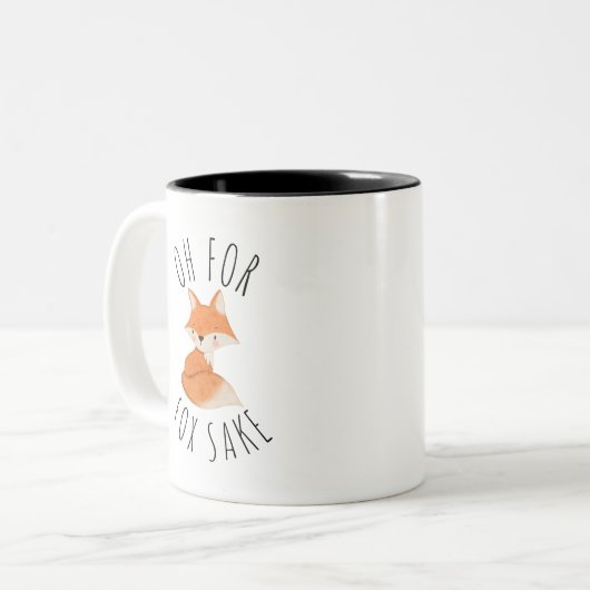 Oh für Fox Sake Coffee Tasse (Vorderseite Links)