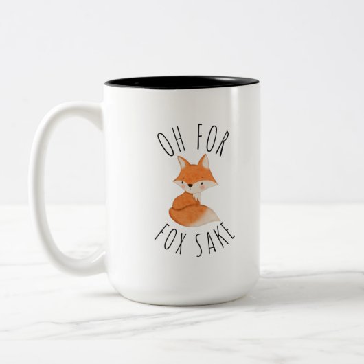 Oh für Fox Sake Coffee Tasse (Links)