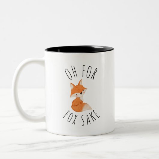 Oh für Fox Sake Coffee Tasse (Links)