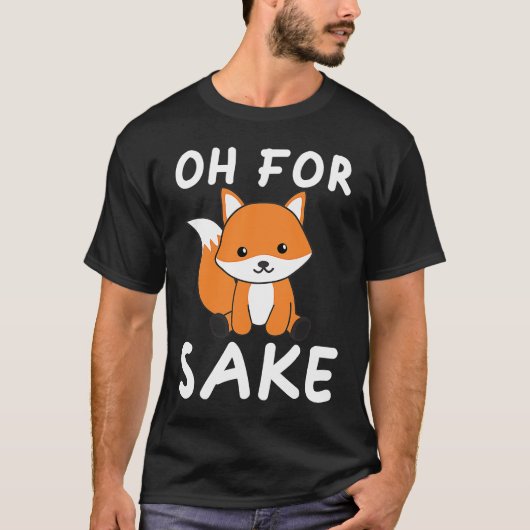 Oh für Fox Sake Foxing Puff T-Shirt (Vorderseite)