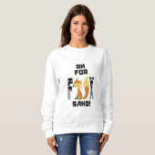 Oh für Fox Sake Funny Fox Joke Sweatshirt (Vorne ganz)