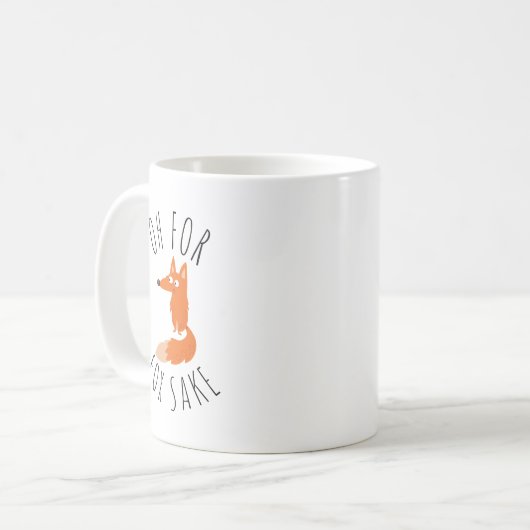 Oh für Fox Sake Kaffeetasse (Vorderseite Links)