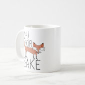 Oh! Für Fox Sake Kaffeetasse (Vorderseite Links)