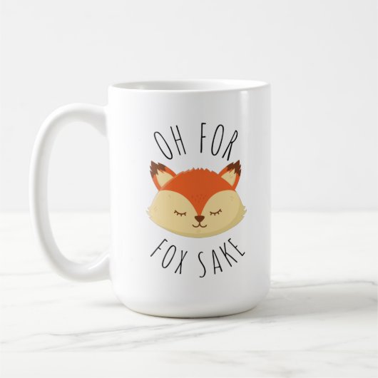 Oh für Fox Sake Kaffeetasse (Links)