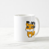 Oh.. Für Fox Sake Kaffeetasse (VorderseiteRechts)