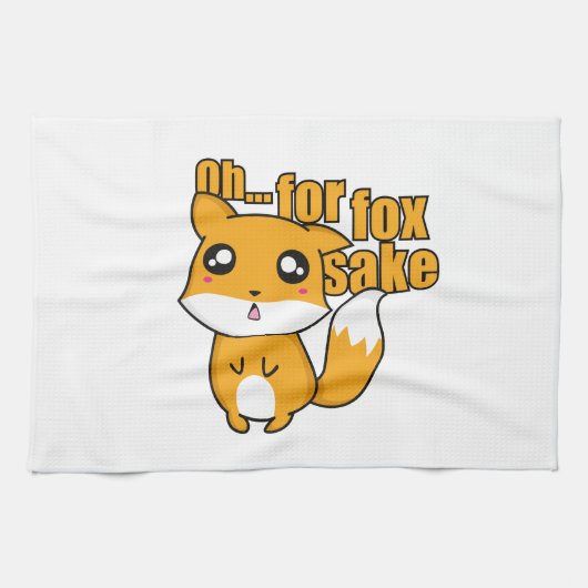 Oh.. Für Fox Sake Küchentuch (Horizontal)