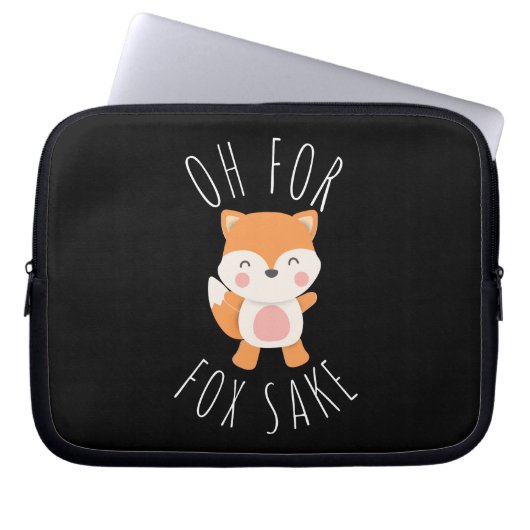Oh für Fox Sake Laptopschutzhülle (Vorderseite)
