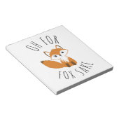 Oh für Fox Sake Notizblock (angewinkelt)