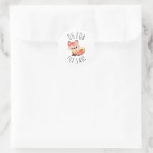 Oh für Fox Sake Runder Aufkleber (Tasche)