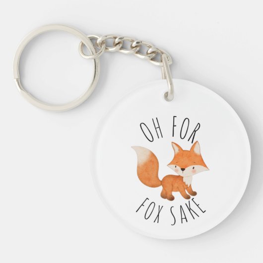 Oh für Fox Sake Schlüsselanhänger (Vorderseite)