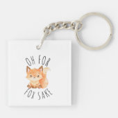 Oh für Fox Sake Schlüsselanhänger (Rückseite)