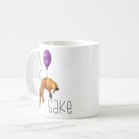 Oh für Fox Sake Tasse Funny (Vorderseite Links)