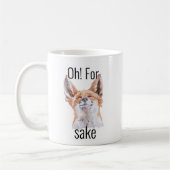 Oh für Fox Sake Tasse Niedlich Fox Wasserfarbe (Links)