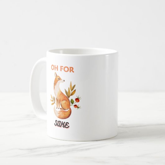 Oh für Fox Sake Tasse und Becher (Vorderseite Links)