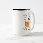 Oh für Fox Sake Zweifarbige Tasse (VorderseiteRechts)
