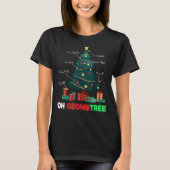 Oh Geometree Christmas Tree präsentiert Arithmetik T-Shirt (Vorderseite)