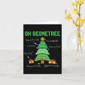 Oh Geometree Geometry Math Science Lehrer Christm Karte (Gelbe Blume)