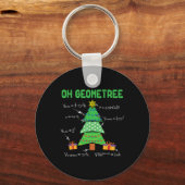 Oh Geometree Geometry Math Science Lehrer Christm Schlüsselanhänger (Vorderseite)