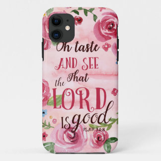 Oh Geschmack und sehen, dass der Herr ist gut Psal Case-Mate iPhone Hülle