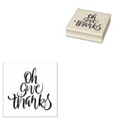 Oh, gib Dank Brush Calligraphy Gummistempel (Stempel)