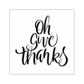 Oh, gib Dank Brush Calligraphy Gummistempel (Prägung)