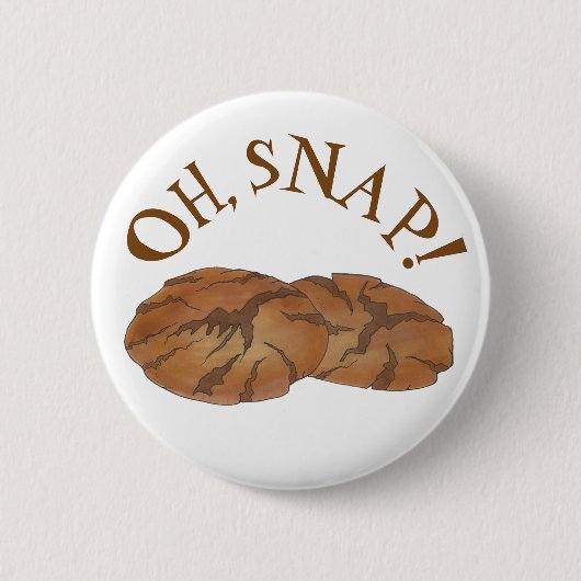 Oh (Ginger) Snap Amish PA Niederländische Gingerna Button (Vorderseite)