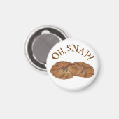 Oh (Ginger) Snap Amish PA Niederländische Gingerna Magnet (Vorderseite/Rückseite)