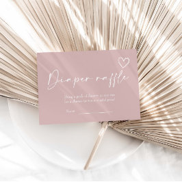 Oh Girl Baby Duwer Windel Raffle Begleitkarte