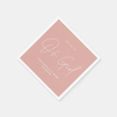 Oh Girl Duschskript pingelig Serviette (Ecke)