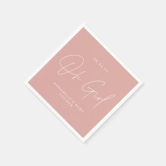 Oh Girl Duschskript pingelig Serviette (Ecke)