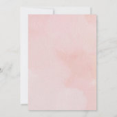 Oh Girl Frame Boho Rainbow Baby Dusche Einladung (Rückseite)