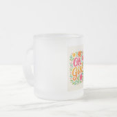 "OH GIRL" MATTGLASTASSE (Vorderseite Links)