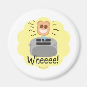 Oh, glücklicher Toast! Magnet (Vorne)