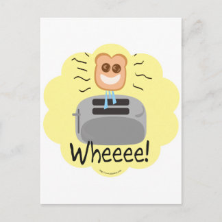 Oh, glücklicher Toast! Postkarte