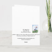 Oh glückliches Tagnotecard Karte (Rückseite)