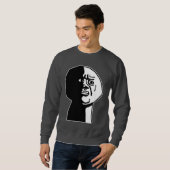 Oh Gott, warum Typ Rage Gesicht Meme Sweatshirt (Vorne ganz)