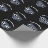 Oh, gute kurze lustige Unterwäsche Puppe Dark BG Geschenkpapier (Ecke)