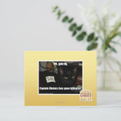 Oh, gute Sachen Postkarte (Stehend Vorderseite)