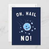 Oh Hail No Postkarte (Vorne/Hinten)
