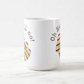 Oh HALL (Hölle) Nein! Halloumi Grillkäse-Feinschme Kaffeetasse (Mittel)