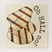 Oh HALL (Hölle) Nein! Halloumi Grillkäse-Feinschme Puzzle (Horizontal)