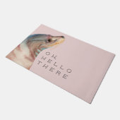 Oh hallo dort | Seelöwe-Willkommen Fußmatte (Schrägansicht)