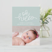 Oh hallo Drehbuch neue Jahre Foto (Stehend Vorderseite)