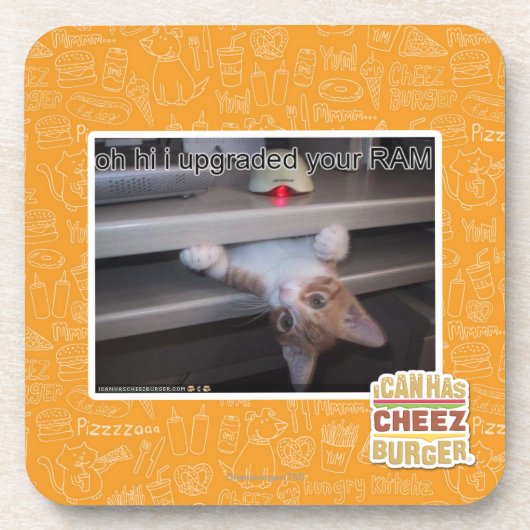 oh hallo verbesserte ich Ihr RAM Getränkeuntersetzer (Vorderseite)