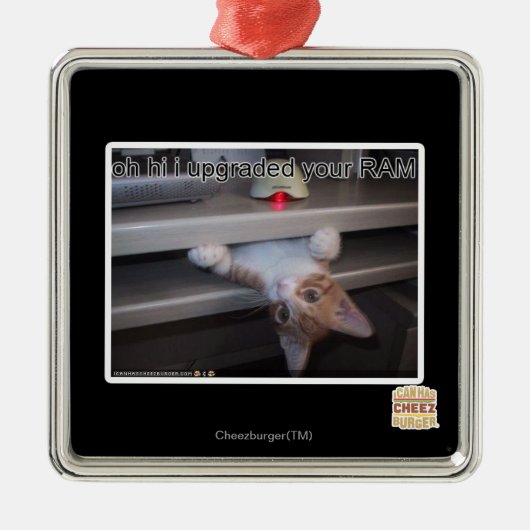 oh hallo verbesserte ich Ihr RAM Ornament Aus Metall (Vorne)