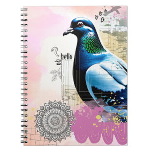 Oh Hallo Vogel Notizbuch Journal Notizblock