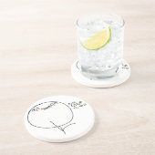 Oh Halt es, Sie - Getränk-Prämien-Untersetzer Getränkeuntersetzer (Seite)