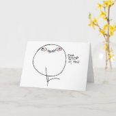 Oh Halt es, Sie - Gruß-Karte Karte (Gelbe Blume)