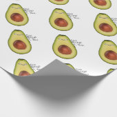 Oh Halt es Sie - Meme Avocado Geschenkpapier (Ecke)